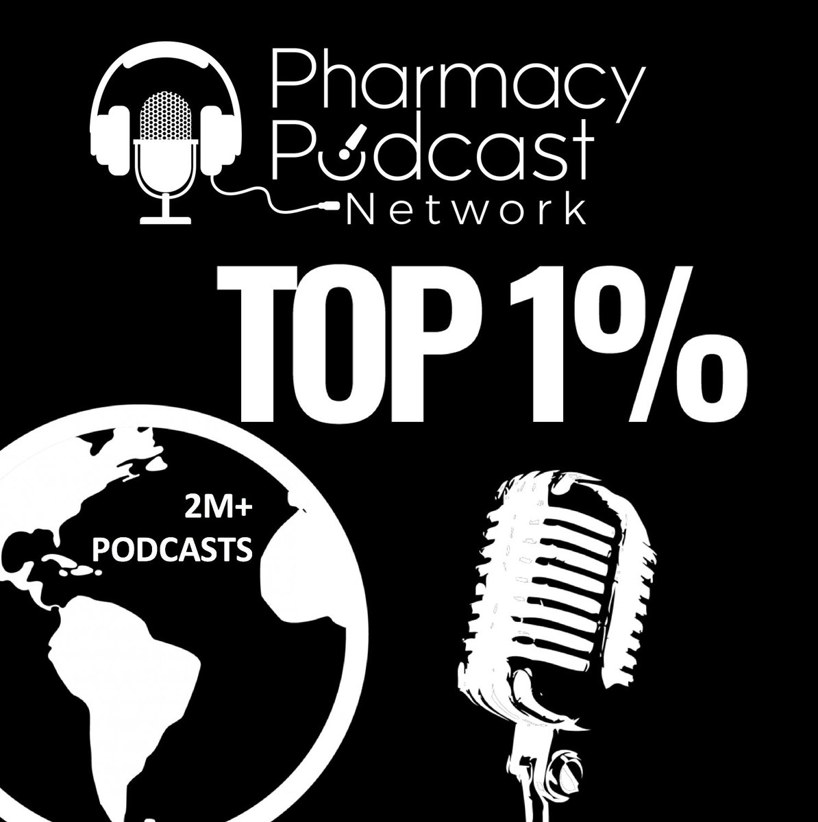 PharmacyPodcast's tweet photo. The Voice of #Pharmacy is Powerful! @PharmacyPodcast Network is in the TOP 1% of ALL 2M+ Podcasts GLOBALLY!! 

#TwitteRx #USPhArmy @pharmacists Leading Healthcare! 

Subscribe on @ApplePodcasts 
https://t.co/mAQZ2Fhghs 

Subscribe on @Spotify 
https://t.co/csd01U1flU https://t.co/M0HuJGEFfn