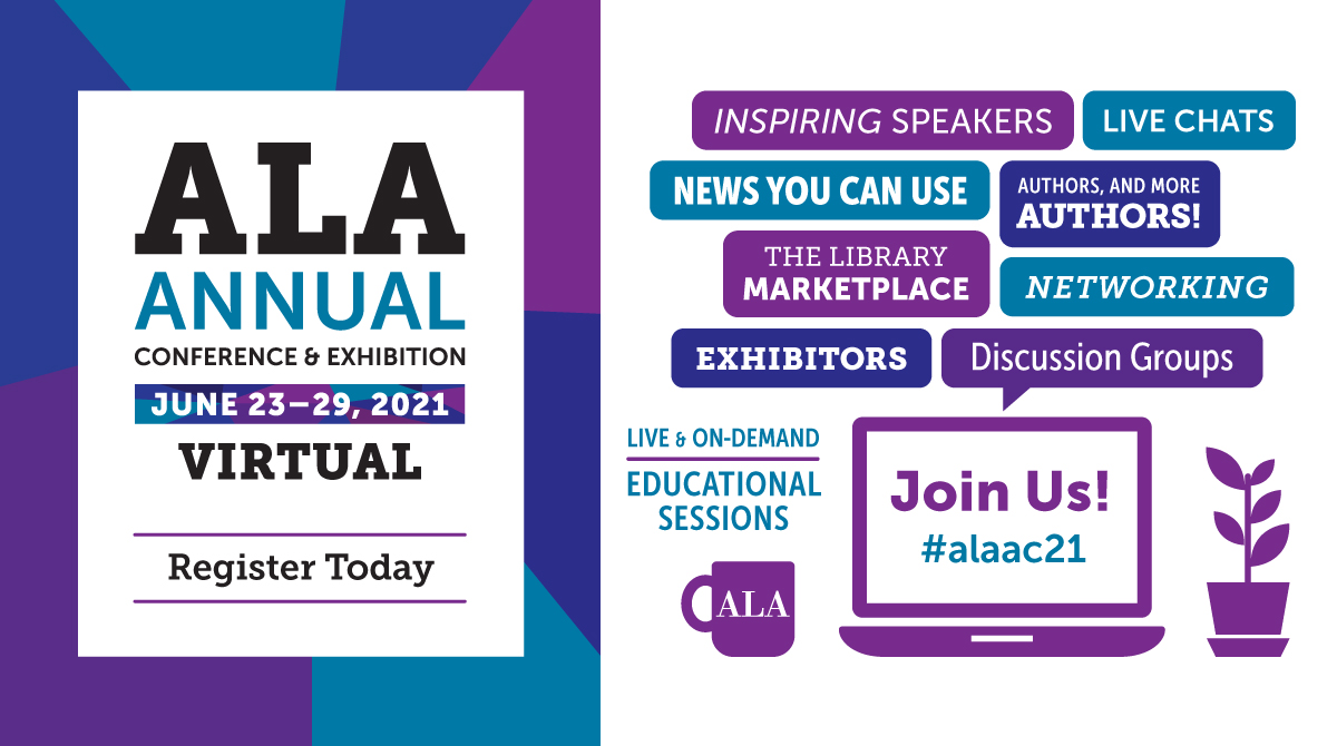 Join us at the 2021 @ALAConferences Annual Conference & Exhibition (Virtual) next week! Visit us in the Library Marketplace from June 23-26 to learn how to bring critical thinking, creativity, and collaboration to your library or makerspace through Rubik's Cubes! #alaac21