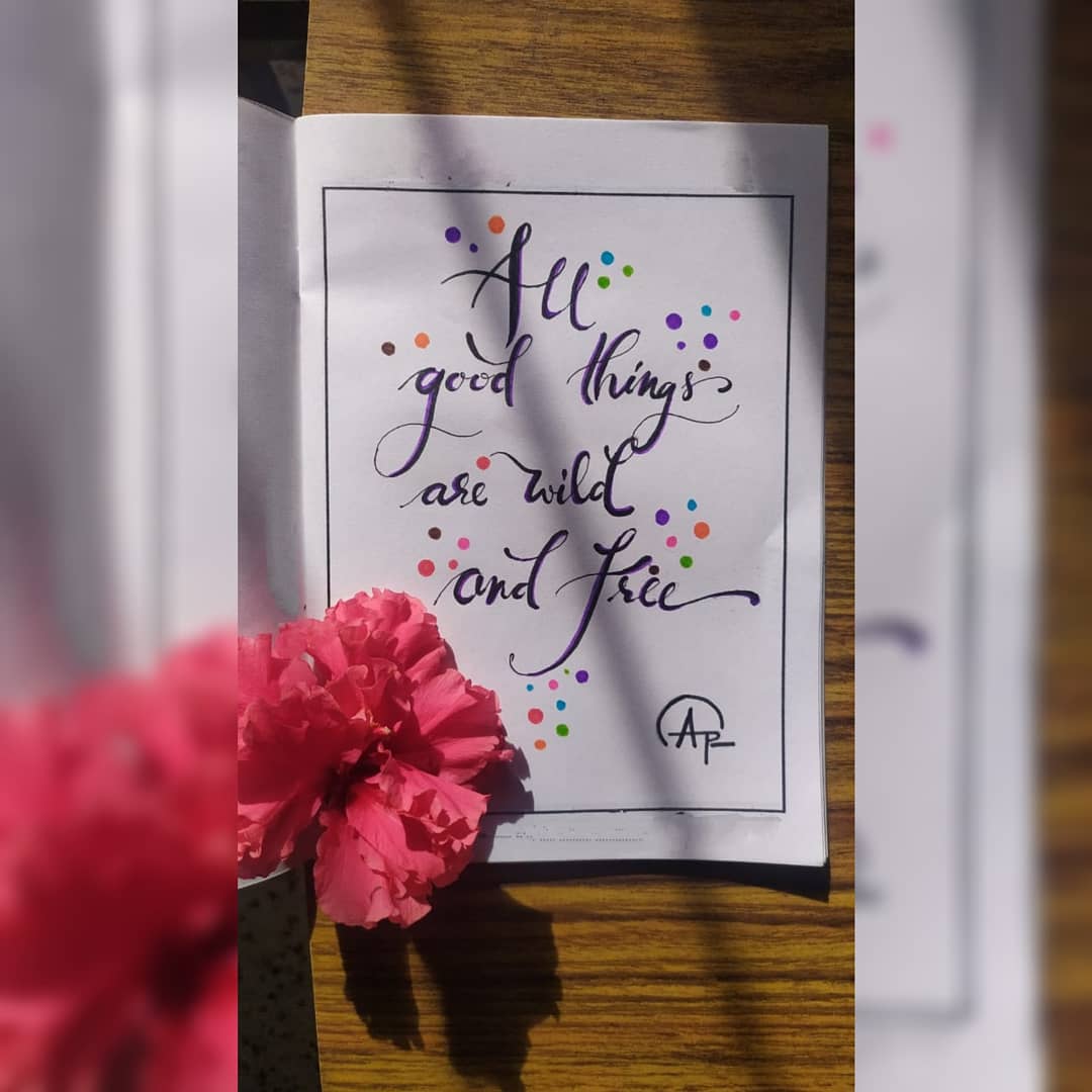 AnangshaPaul's tweet image. #calligraphy 
#good_things 
❤❤❤
Time pass work..😘