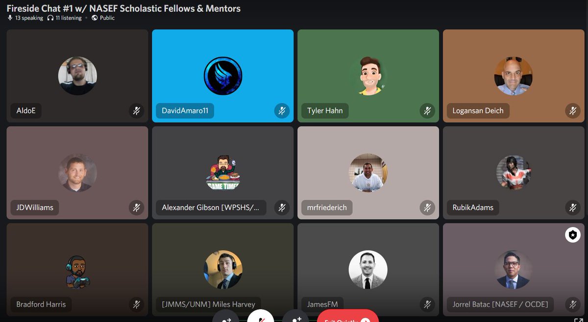 rdeich's tweet image. Day 1 of the @NASEF Scholastic Fellow End-of-the-Year Celebration Chat. Developing an esports club for @CityLauderhill. Enrollment is always open for teens 13-19 and coaches. Send a DM if interested. A @ReGenerateTech workforce readiness program @GFLAlliance @vote4raymartin