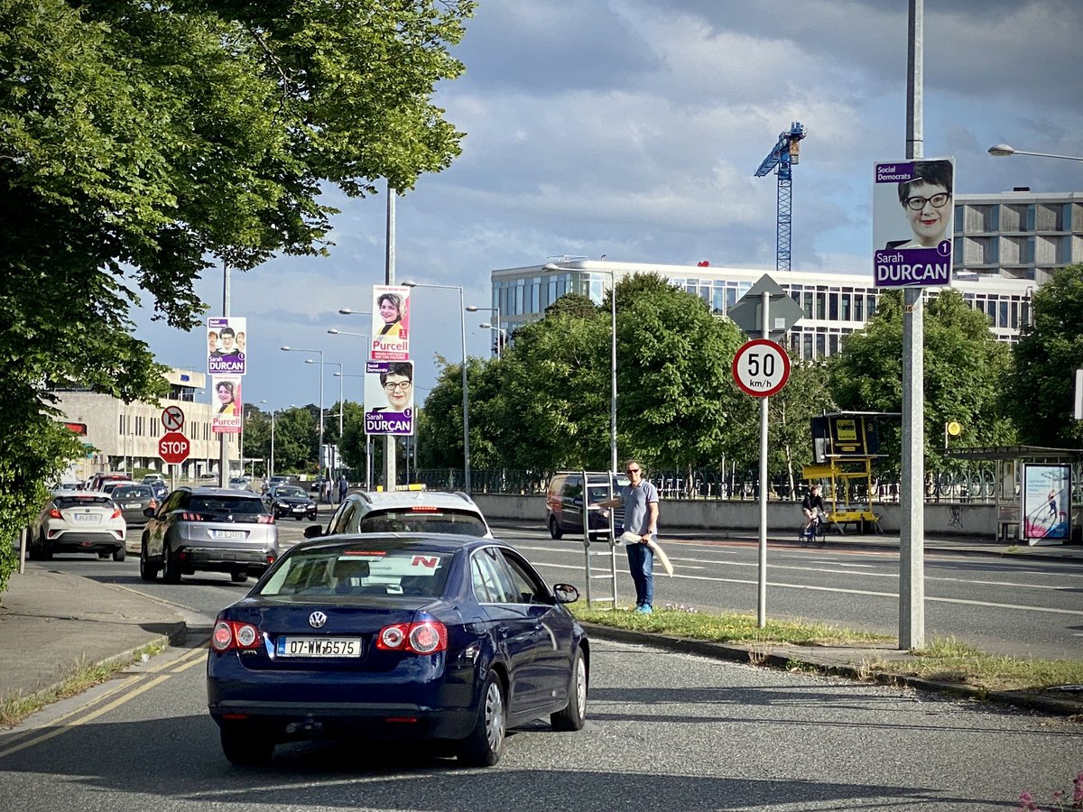 jasoncullenfilm's tweet photo. #posternight @SocDems crew are out in the glorious sunshine for the Dublin bay south bi-election https://t.co/UiFZIOjS44