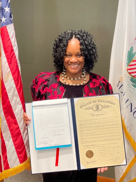 LLCoolK_4's tweet photo. Making Juneteenth a state holiday is a breakthrough in Illinois history. It reminds us that freedom and racial equality have always been a hard-fought battle for Black Americans and gives us an opportunity to celebrate our culture and achievements. https://t.co/VXVZ0CgKvB