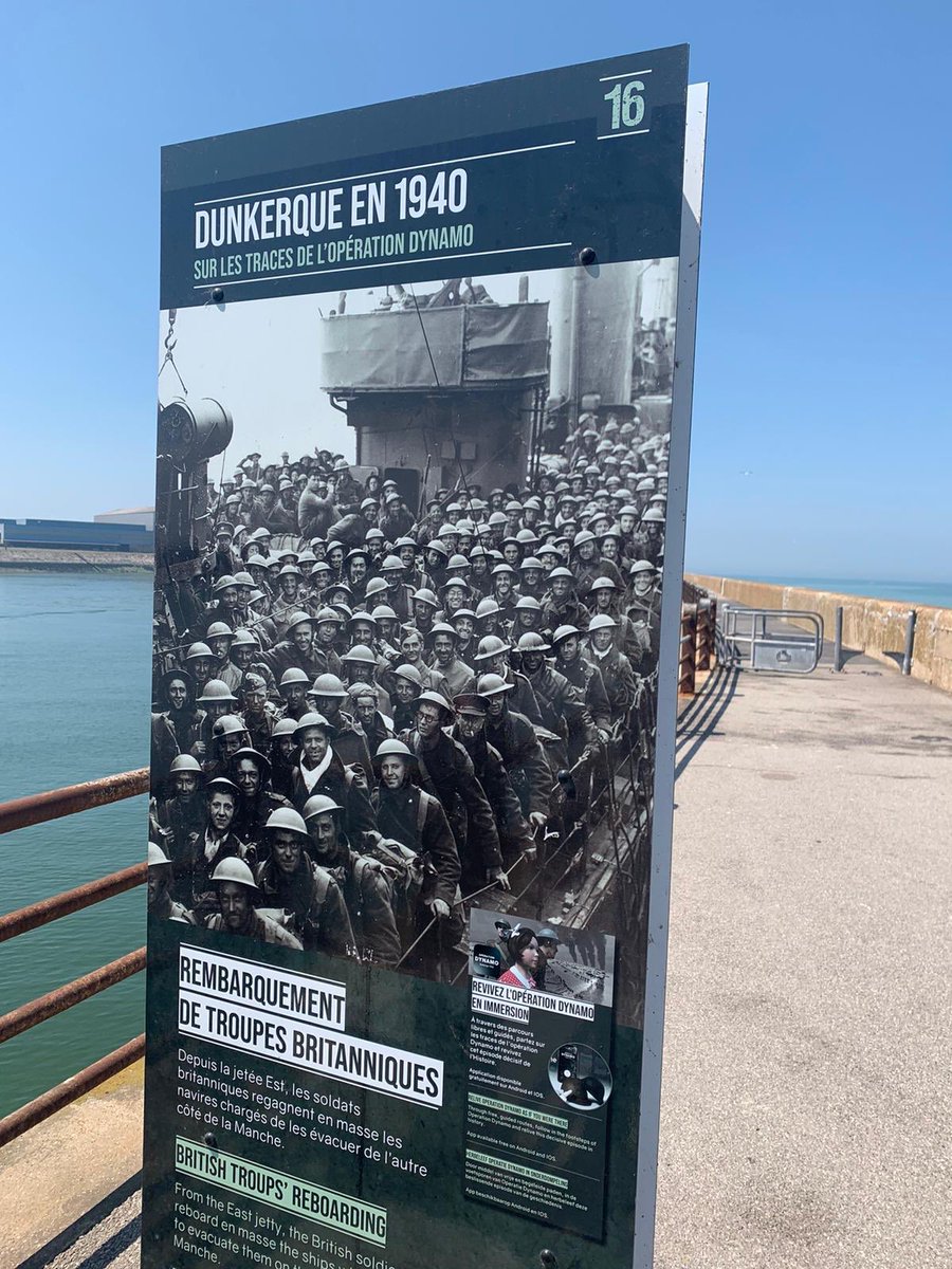 EdLlewellynFCDO's tweet photo. In Dunkirk today, on perhaps my last visit as Ambassador, I took a moment to visit the East Mole, from which so many troops were evacuated in those crucial days 81 years ago, to pause and reflect https://t.co/1ZxCO6NH3h