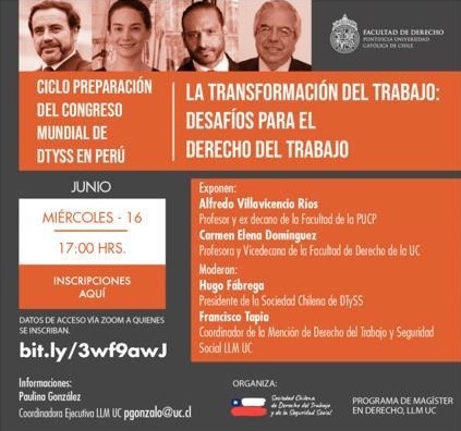 SCHDTSS's tweet photo. Hoy comenzamos nuestro ciclo de charlas preparatorias del congreso mundial de Lima. Todos invitados!
Inscripciones: https://t.co/s97uaCp24E https://t.co/X9e1tNXeXQ