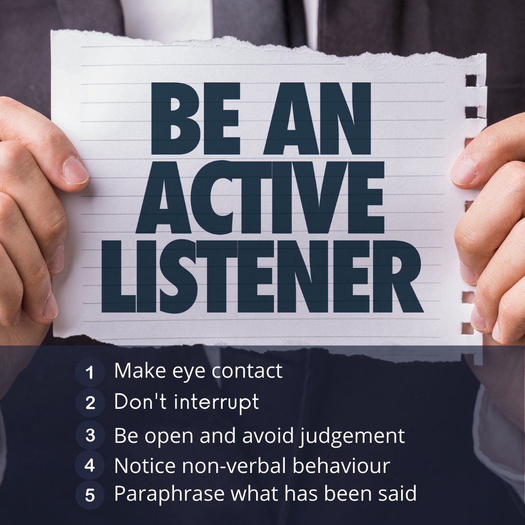 As assistants, listening is a crucial element to your job. Master the fine art of active listening ... verywellmind.com/what-is-active… 

#executivepaforum #executiveassistant #personalassistant #assistanttraining #careerdevelopment.