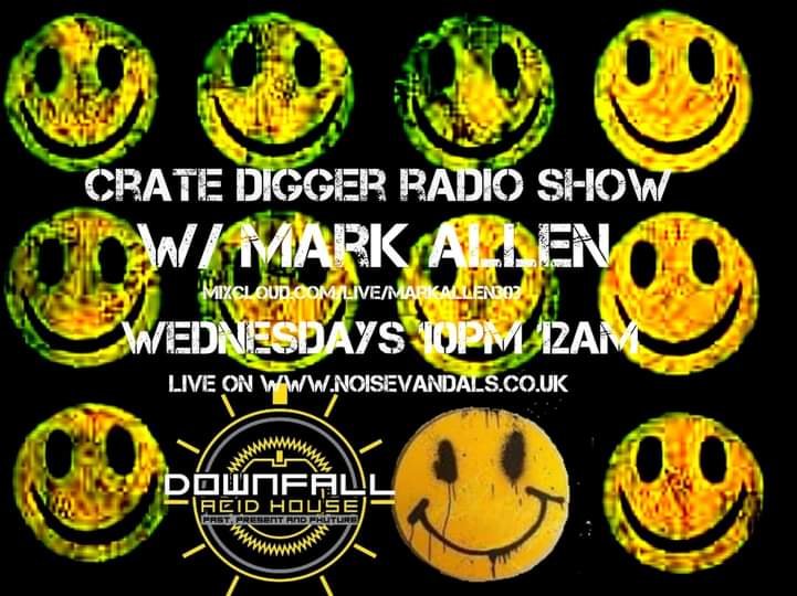 Mark allen (@markallen303) on Twitter photo Crate Digger Radio Show is back tonight live from 10pm GMT on noisevandals.co.uk or noisevandals on the tune in app.
Also live video mixcloud.com/live/Markallen… on Noisevandals Facebook page and twitter <a href="/markallen303/">Mark allen</a> periscope twitch.tv/markallen303 . Playing, Acid House , Crate Digger Radio Show is back tonight live from 10pm GMT on noisevandals.co.uk or noisevandals on the tune in app.
Also live video mixcloud.com/live/Markallen… on Noisevandals Facebook page and twitter <a href="/markallen303/">Mark allen</a> periscope twitch.tv/markallen303 . Playing, Acid House ,