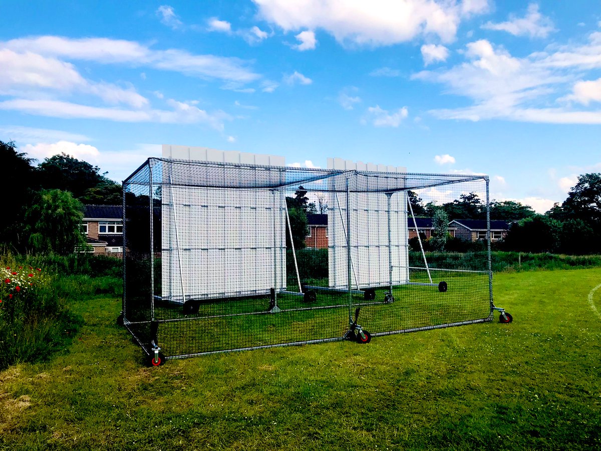 HPoolCC_Minis's tweet photo. Many thanks to @DurantCricket for delivering our new cricket equipment to the #MGCG at @HTCS_SSCo. @Sedgefield_CC are visiting on Saturday and will have first use of our new sight screens! Many thanks to those who kindly supported the #March10GrandChallenge @LORIMERS4CRICKT https://t.co/yCxp0uU1tw