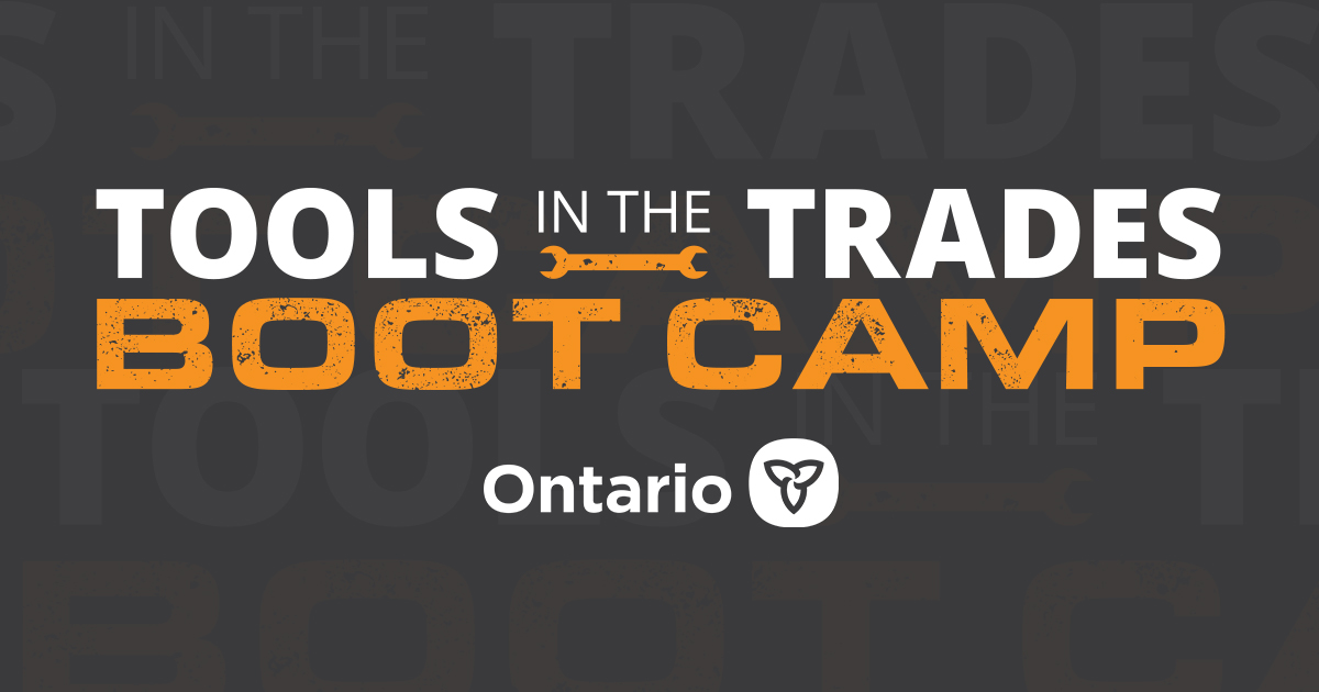 Support Ontario Youth will offer up to 2,100 young people #training &amp; opportunities through 70, one-day boot camps in #communities impacted by the COVID-19 pandemic. 

The “Tools in the Trades Boot Camps” will run Sept 2021-March 2022.  

Find out more: bit.ly/3wy56rt