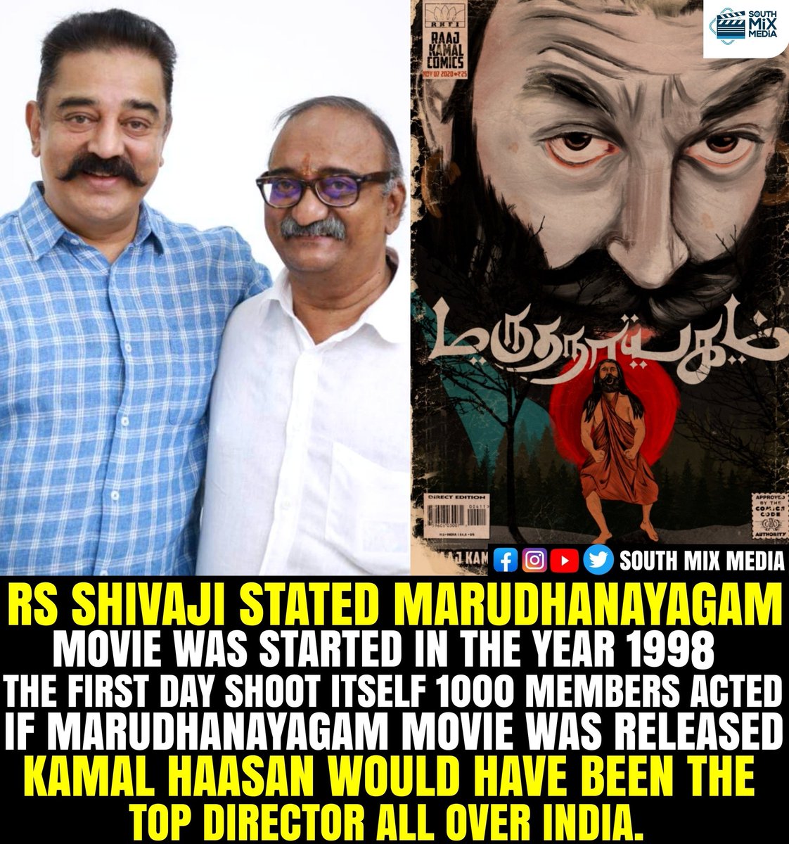 #KamalHaasan #kamal  #kamalhassanfans #marudhanayagam #ilayaraja #southmixmedia #kamalhassanfc #kamalhassanfan #marudhanayagam @rkfiofficial
@ikamalhaasan @ibalamurugan72
@MaiamITOfficial
@maiamofficial
Thank you @rsshivaji sir ❤