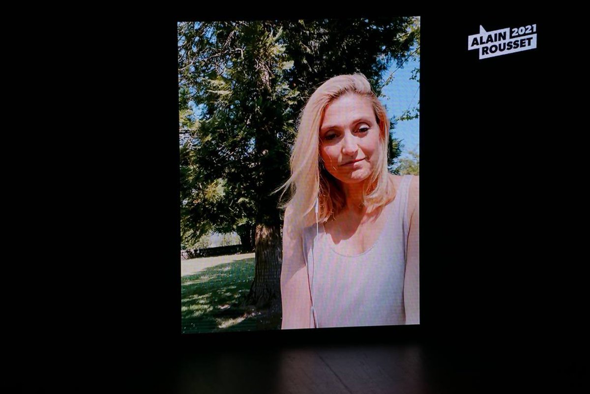 .<a href="/IamJulieGayet/">Julie Gayet</a> a adressé une vidéo de soutien à <a href="/al_rousset/">Alain Rousset</a> et ses candidats, pour rappeler le soutien essentiel apporté par la Région au monde de la culture 

#Rousset2021 #nosterritoires #nosenergies #regionales2021 #NouvelleAquitaine