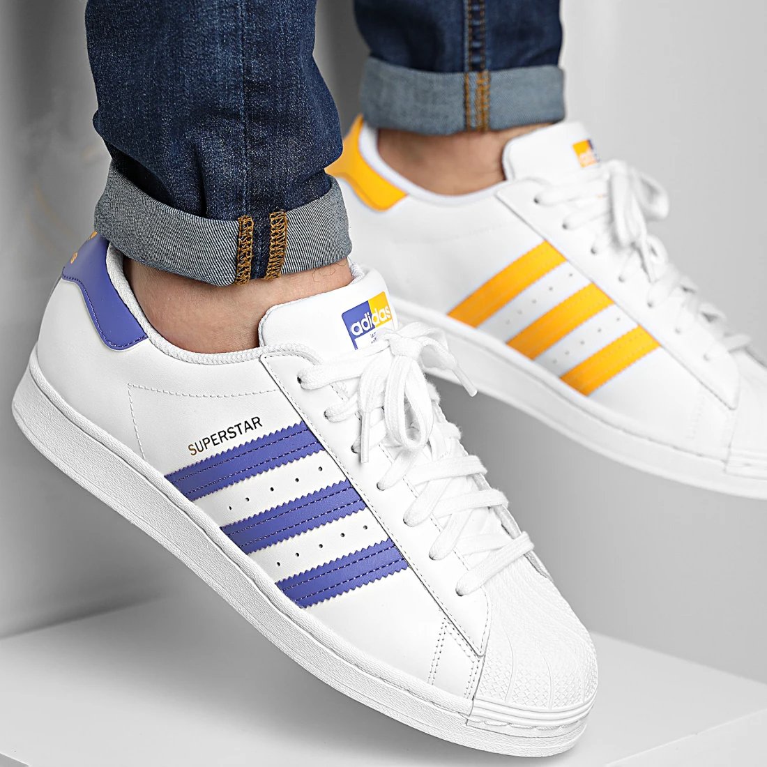 adidas superstar nba lakers