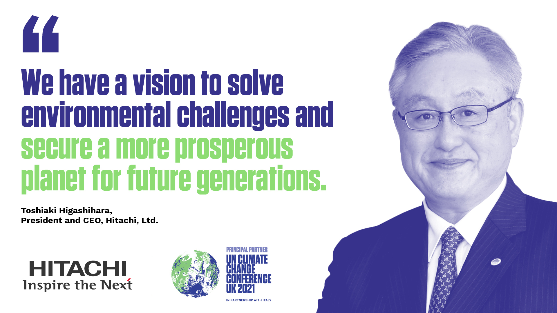 Hitachi on Twitter "Hitachi President and CEO Toshiaki Higashihara on