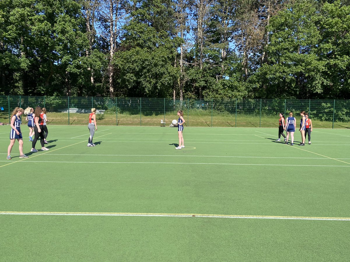 VeseyNetball's tweet photo. BVGS 2nd match this term for team. All the best with your exams  next week. https://t.co/fC3Eczl7o0