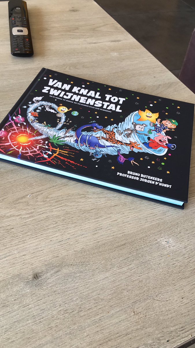KSterrenstof's tweet image. Nu ons educatief kinderboek over de oerknal en het eerste leven op aarde in 2000 basisscholen ligt (vanknaltot.be), kan je het tijdelijk ook kopen in de Standaard Boekhandel in Landen en Tienen! @StandaardBoek
