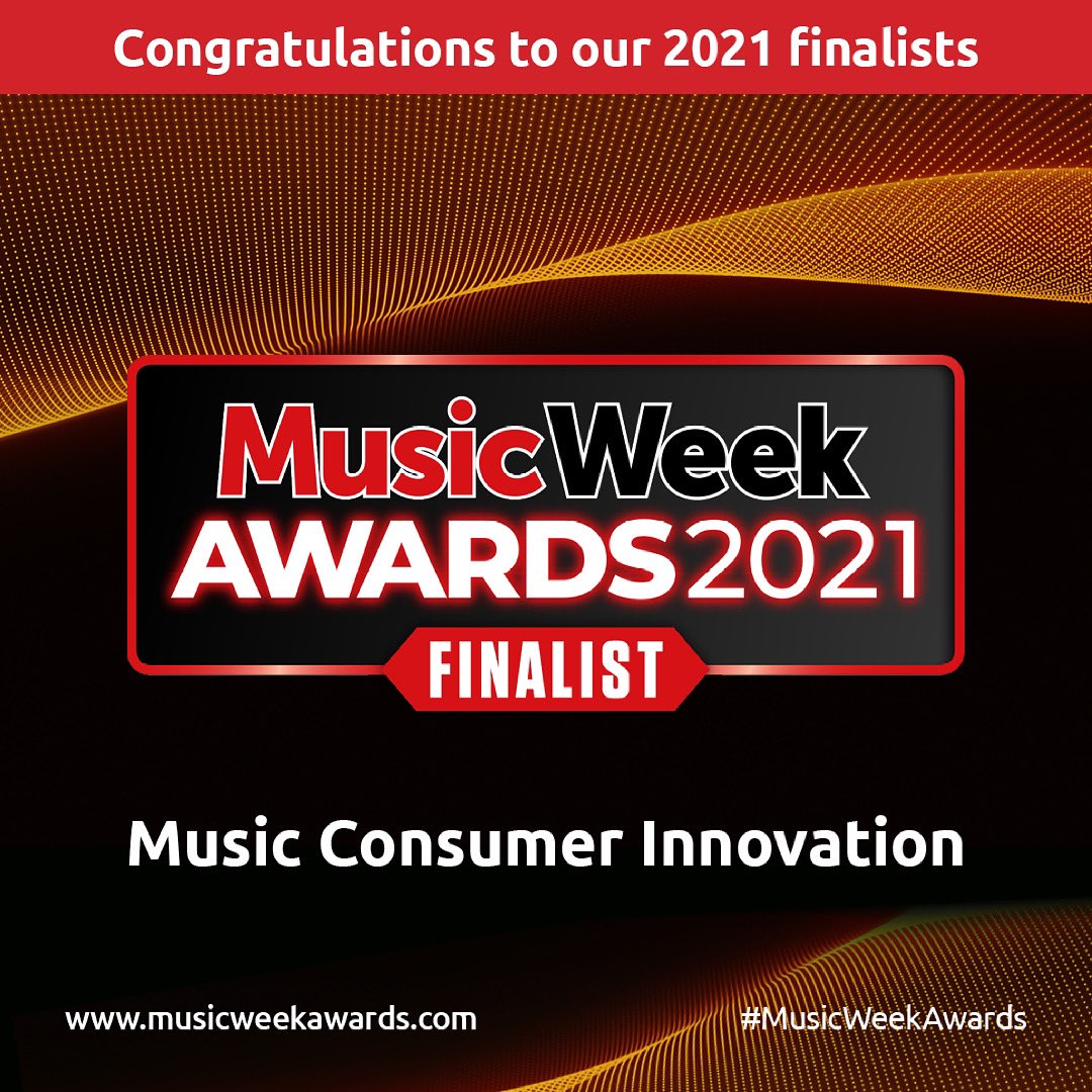 We are thrilled about our “Music Consumer Innovation” nomination at the 2021 Music Week Awards! We take this opportunity to thank all of you who have kept on supporting your local stores throughout this challenging period and have amplified our message by doing so ❤️ @MusicWeek🎵