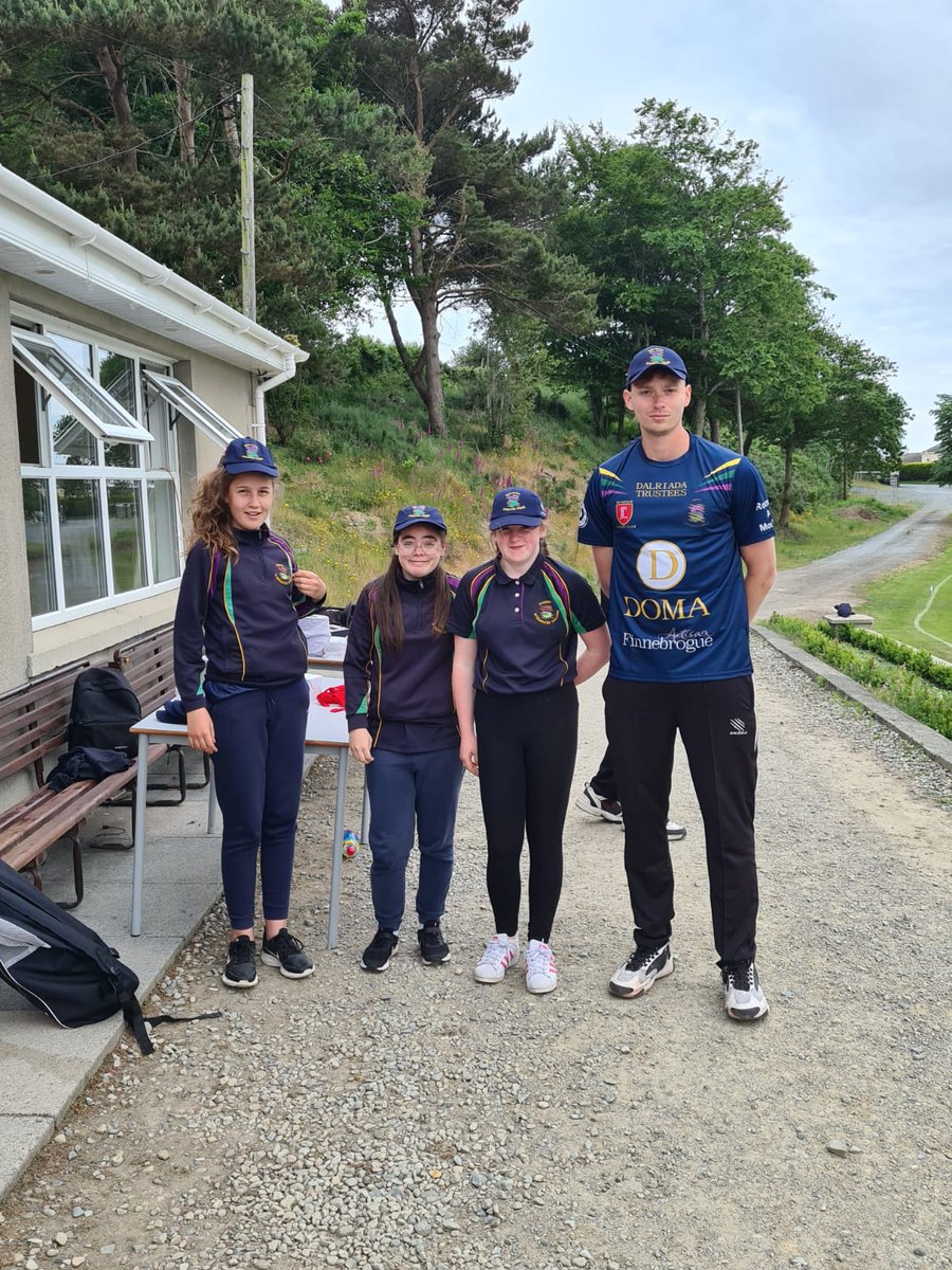 Congrats Rachel Jodie Lee & Holly fro @ShimnaIC massive thanks  to Brennans  ice cream and  Rory Mckibben Cailin Busby protein snacks  and  the groundstaff @DundrumCC as  the meadow was in great condition. @finnebrogue
@DomaniDundrum
@DalriadaTrustee
@AtMourne
@fmstoreireland