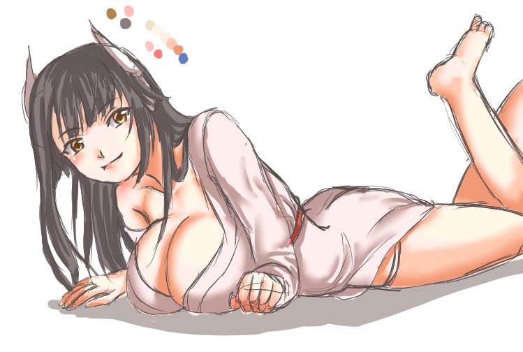 比叡
たぶんアズレンの金剛型では1番の巨乳艦
でもまあなんというか…おとなしすぎるんだよなあ…
後最近追加された衣装はどんどん布地が減っていき、胸元が開いていくのもちょっと…
ということで、かっちりとした着物姿がそろそろ欲しい

あとこのガスマスク姿…実は結構好きw 