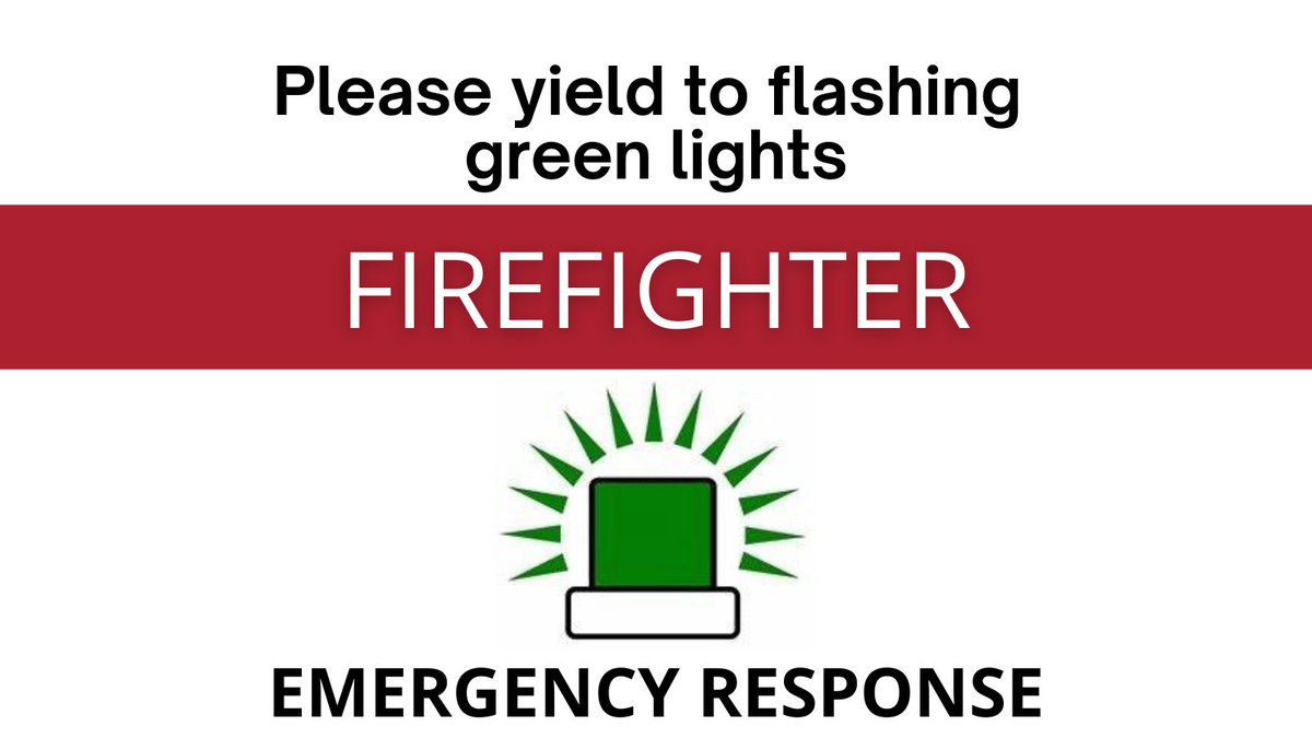 A #flashinggreenlight indicates a #volunteerfirefighter responding to an emergency call. 409 of Ontario’s 441 Fire Departments rely on #volunteerfirefighters, including the <a href="/NOTLfiredept/">NOTL Fire & Emergency Services</a>. 

Please yield and allow these vehicles to pass safely. #everysecondcounts