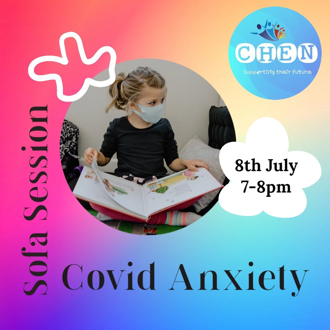 Following popular demand we are bringing this Sofa Session back!

Don't miss out on booking onto our latest sofa session!

Thursday 8th July - 7-8pm

#chen #children #kids #school #onlineschool #covid #covidanxiety #mentalhealth #health #education #development #wellness