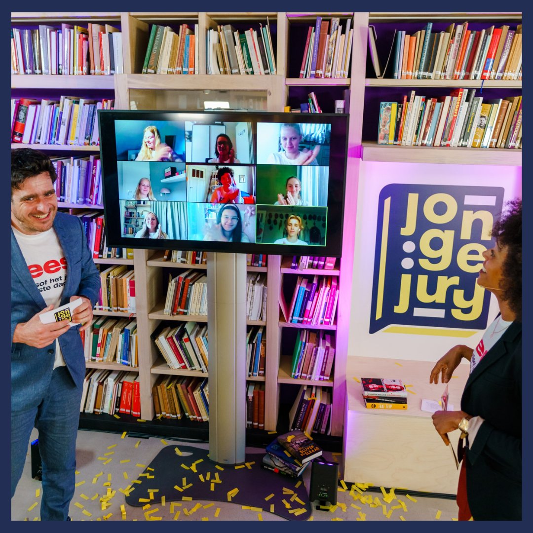 Gezocht: lezers tussen de 12-15 jaar! 
Voor het Jonge Jury Boekgenootschap zijn we op zoek naar enthousiaste jonge lezers die willen bepalen welke boeken genomineerd worden de Jonge Jury 2022! Aanmelden kan t/m 1 juli met een korte introductie naar info@jongejury.nl