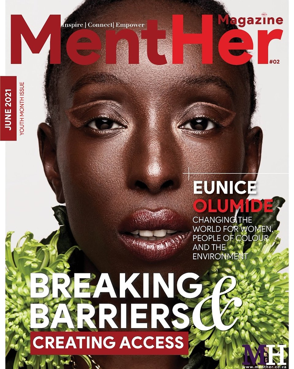 This #YouthDay we're Breaking Barriers & Creating Access in the latest issue of #MentHermagazine 
ft. @euniceolumide1 Scottish-Nigerian supermodel, broadcaster and curator.
📸: @xavimontojo 
°°°
Get your free digital copy
💻 menther.co.za/magazine 
📲 WhatsApp +27 67 676 5404