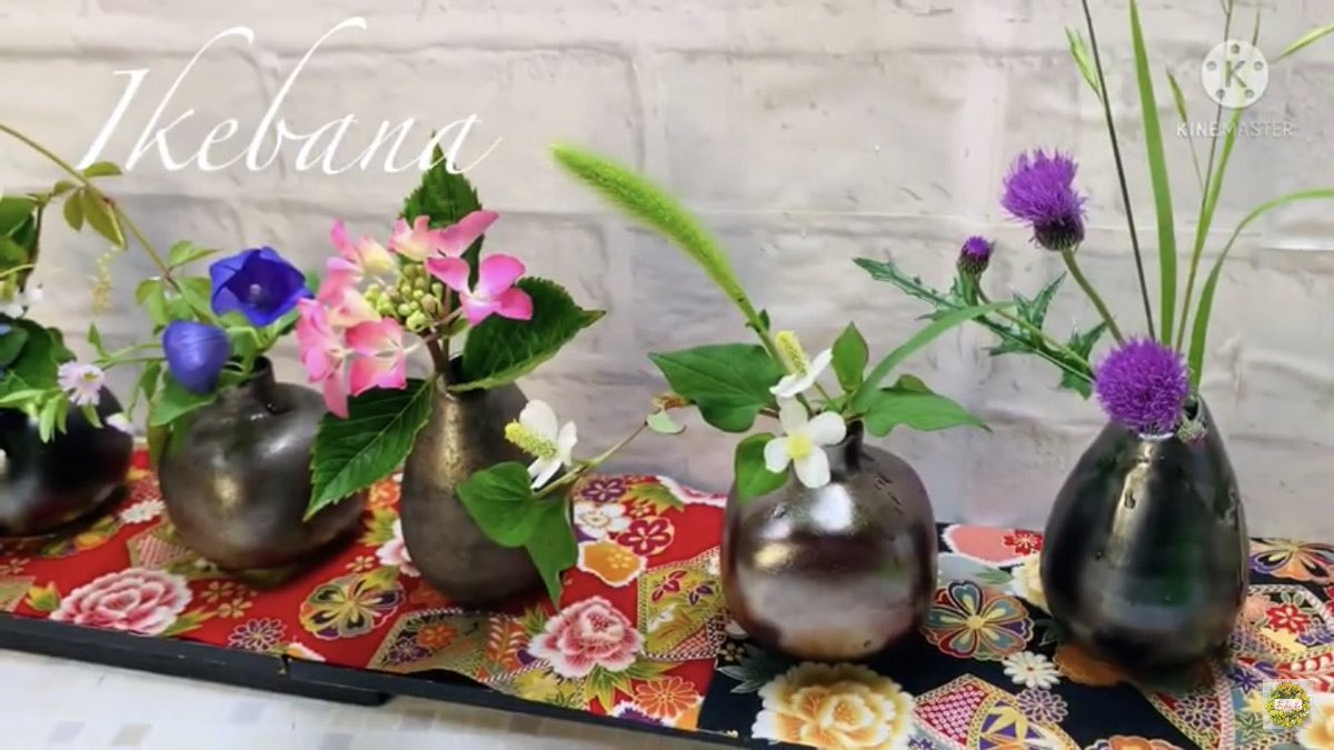 いけ婆な 庭のお花で生け花 Ikeba Na Twitter