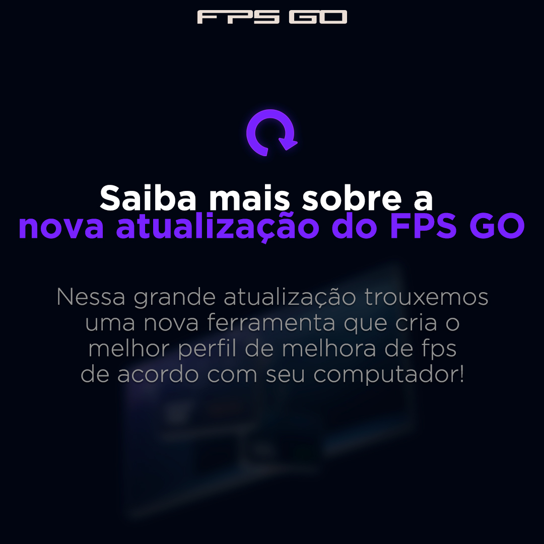 fpsgoapp's tweet photo. Novidade na área! Com a nova versão do FPS GO seu fps ficará melhor ainda com a adição de perfis de melhora de acordo com seu computador! https://t.co/FtST1EeyM2