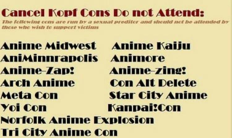 BewareCreepyVAs's tweet photo. Spread the word
#ryankopf #cancelkopf #sexpest #concreeps https://t.co/WRDBW2D7aP