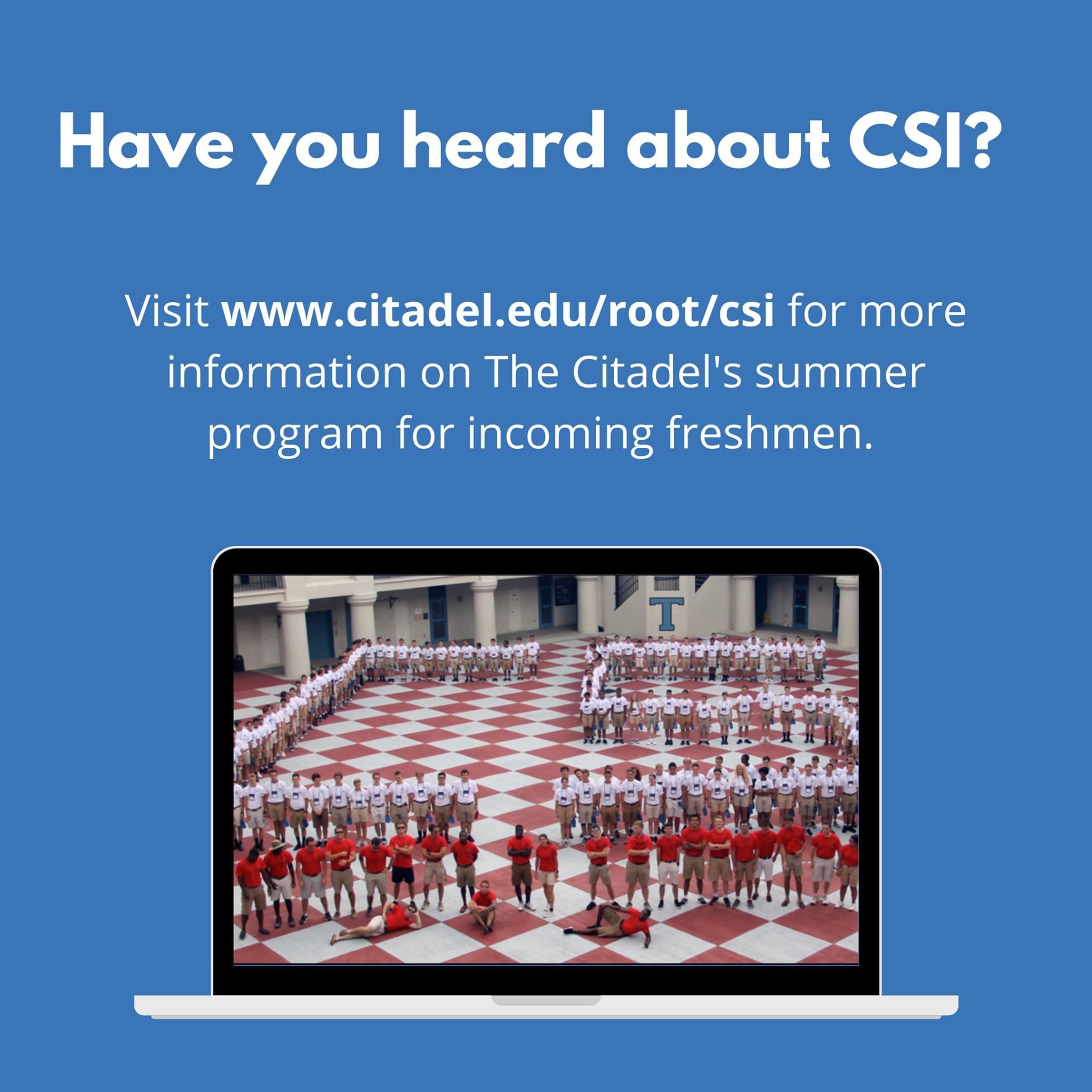 The Citadel Admissions on Twitter "The Citadel Success Institute