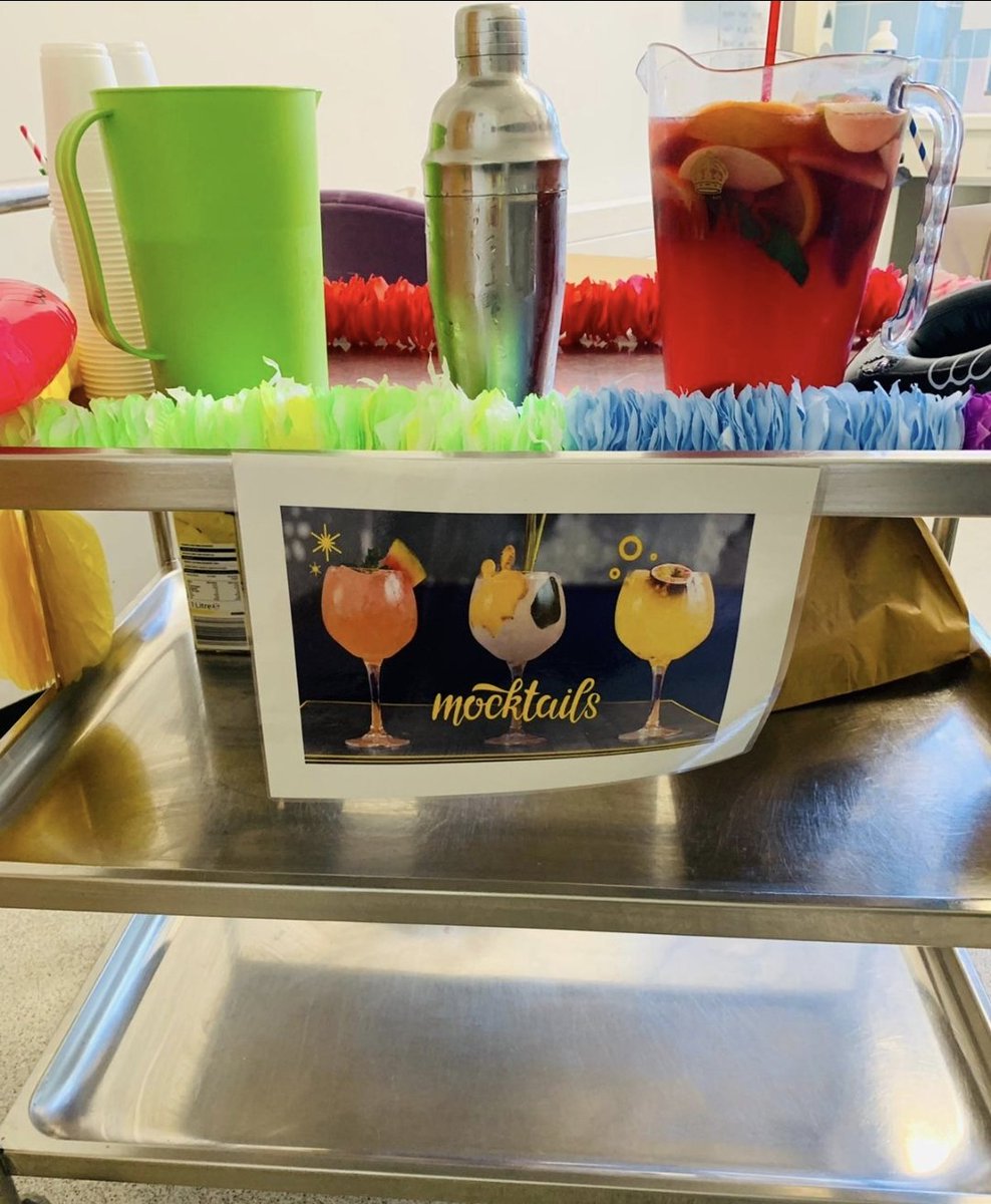 Triscombe ward Mocktail monday - cool refreshing drinks for patients all round #NutritionandHydrationWeek2021 <a href="/SomersetFT/">Somerset NHS Foundation Trust</a> #careofelderly