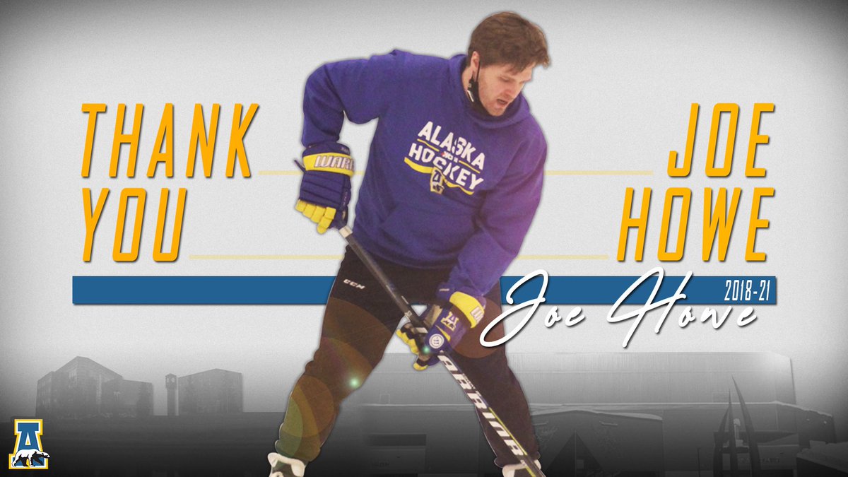 NanooksHockey's tweet photo. Once a Nanook, always a Nanook. Thank you for a great three years, Joe! You’ll be missed! @howie_31 

#NanookNation x #RuleTheNorth https://t.co/LlWlaOFyxR