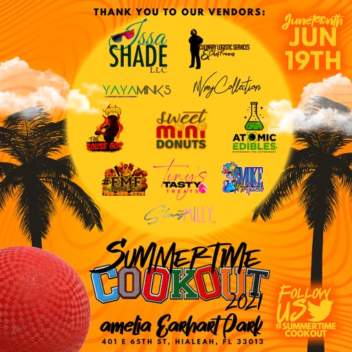 NVmyCollection's tweet photo. Come shop with me on Juneteenth at Amelia Earhart Park for the @summertimecook1 ! โ๐พ๐ All accessories on hand. Pick up your items instead of waiting for shipping!
There will be other amazing vendors out there so donโt miss out! #SummerTimeCookout21 #nvmycollection https://t.co/31ggWfqZk6
