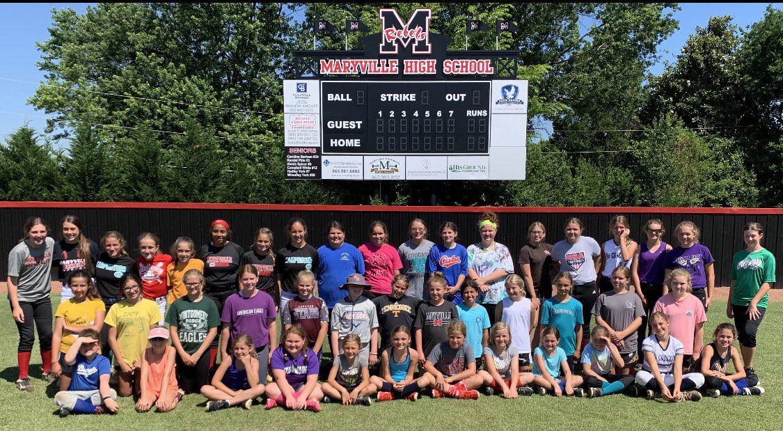 SoftballRebels's tweet photo. Great week of softball camp!!! ❤️🥎🖤 https://t.co/ooDduKBg8H