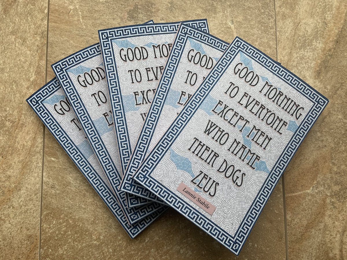 Hot off the press! Get yours cephalopress.com/books #goodmorningtoeveryone #zeussucks #newpoetrybook #feministpoetry
