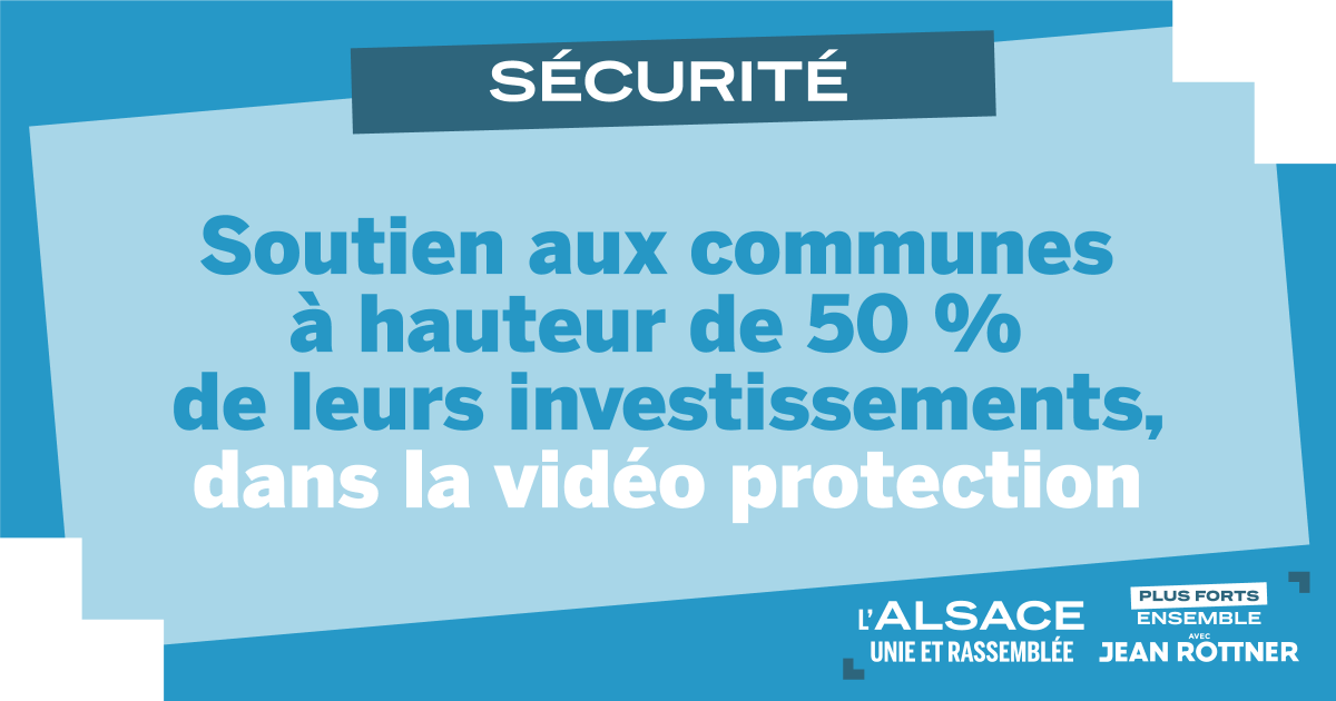 avecRottner_10's tweet photo. 🔴 #Programme
La #sécurité n’est pas une compétence de la région, mais c'est la préoccupation des habitants. Nous financerons à hauteur de 50% les investissements des communes qui souhaitent se munir de caméras de vidéo-protection !
#PlusFortsEnsemble #AvecJeanRottner https://t.co/LhO8gotCIm
