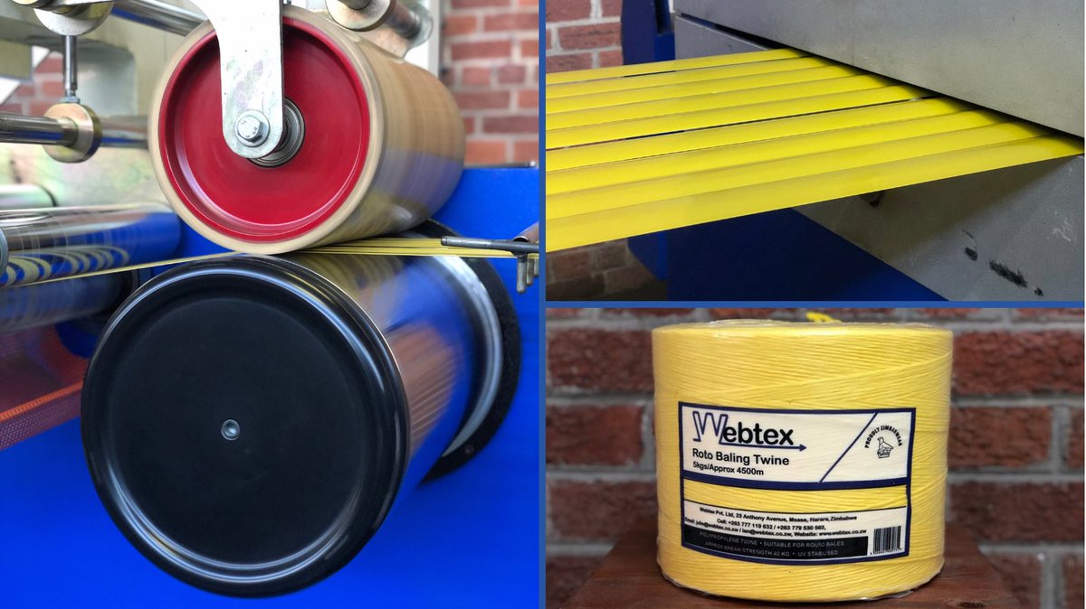 WebtexZw's tweet photo. Manufacturing is what we do best. It is the process by which raw materials are converted into finished products⚙️🧵 #thisismanufacturing #whatwedobest #valueaddition #rawmaterials #finishedproducts #twine #rope #netting #supportlocalindustry #webtexzw https://t.co/qSheHs77CW