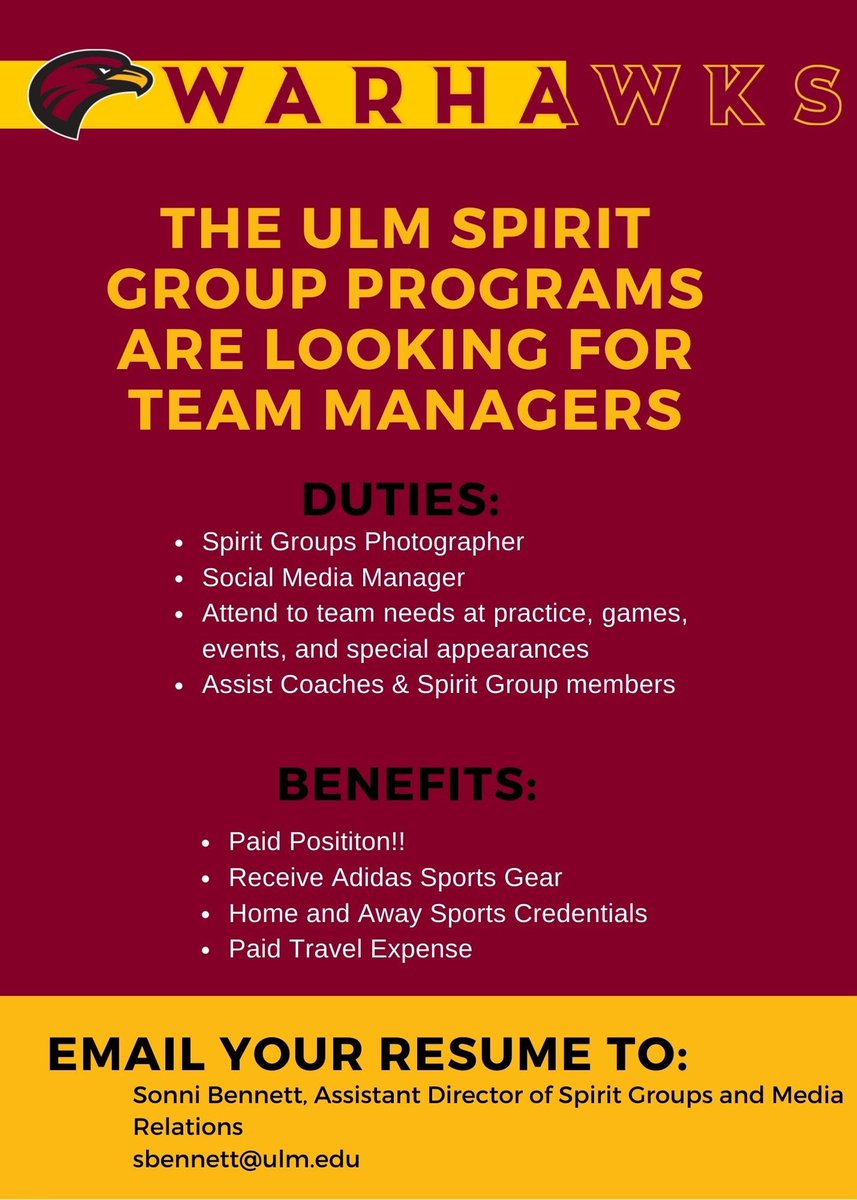 Who wants a job???? 🤩