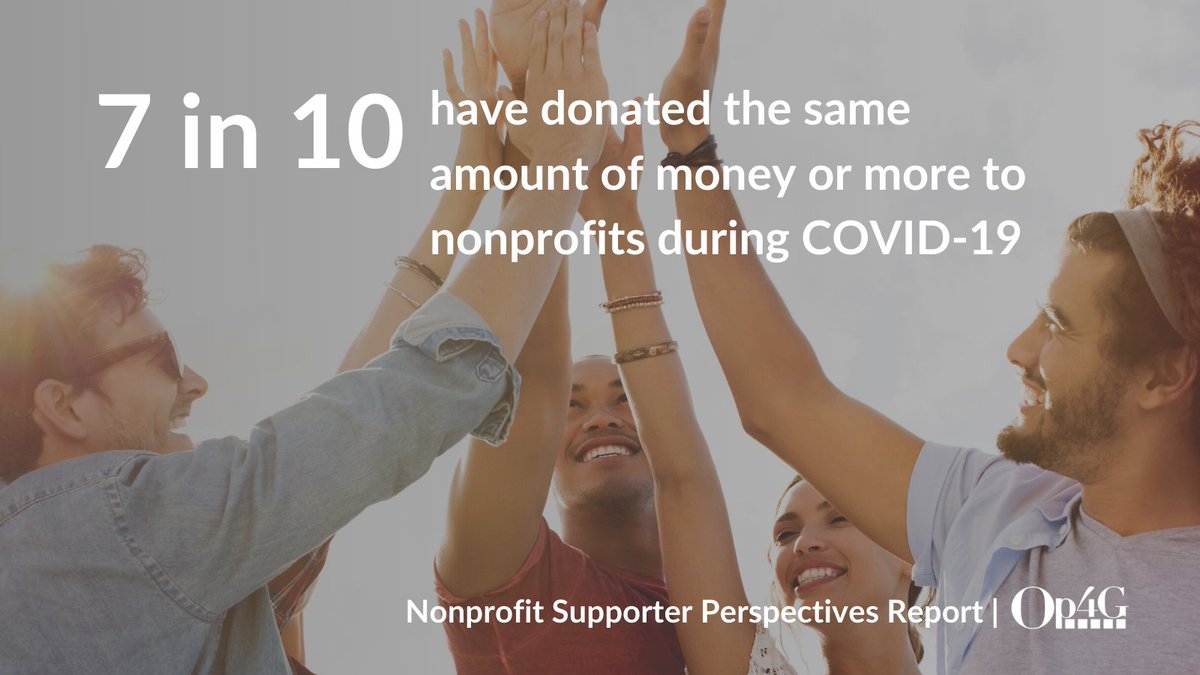 Opinions4Good's tweet photo. Curious about how the current pandemic has impacted the #nonprofit sector? We recently surveyed 700 nonprofit supporters on their current volunteering efforts, donation habits, and more 👇🏾

Check out the full report here: https://t.co/3J8dU0oHEe

#mrx #insights #surveyfinds https://t.co/oFzu3ajcs7