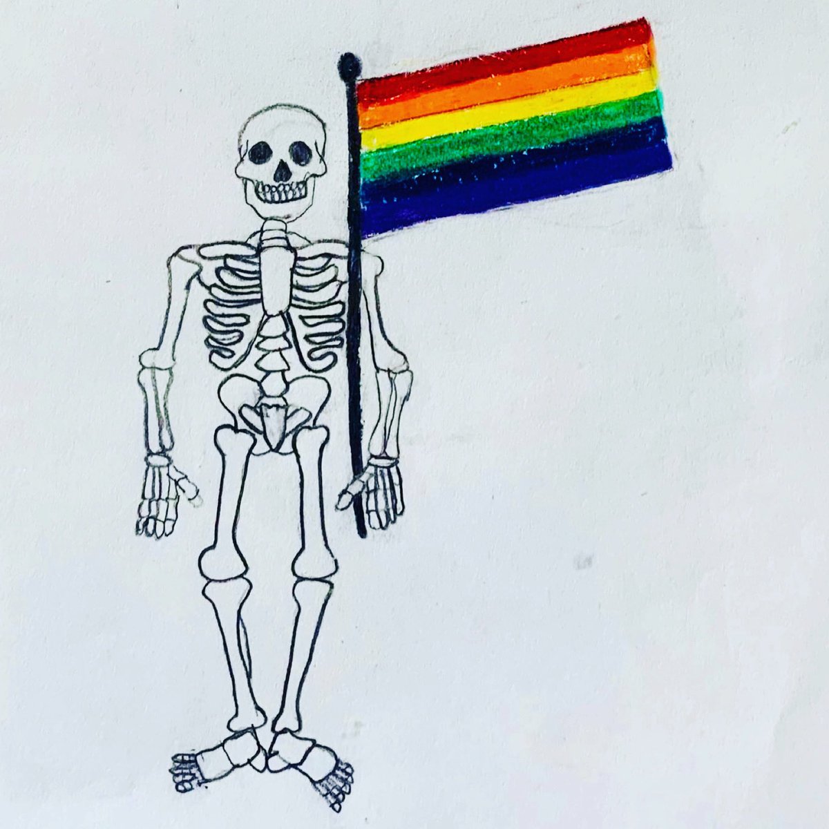 Happy pride, troll friends! Big thanks to our troll friend Brooke for drawing us this SCARE-IFIC picture!