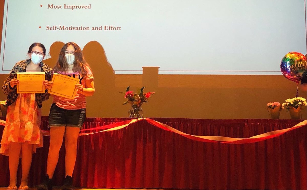 LindsayDibble1's tweet photo. Yesterday, we celebrated our sixth grade students and all of their achievements. This year has been challenging for many, and I am just so proud of our students for working hard and showing their NMS pride! Our award ceremony was full of smiles! 🎉🦊🏅 @Newark_MS https://t.co/0IeLPClee2
