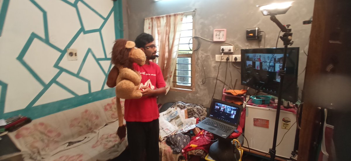 john_assir's tweet photo. My Ventriloquism show virtual 
#Lockdown2021 
#ventriloquism https://t.co/56LBijfSSB