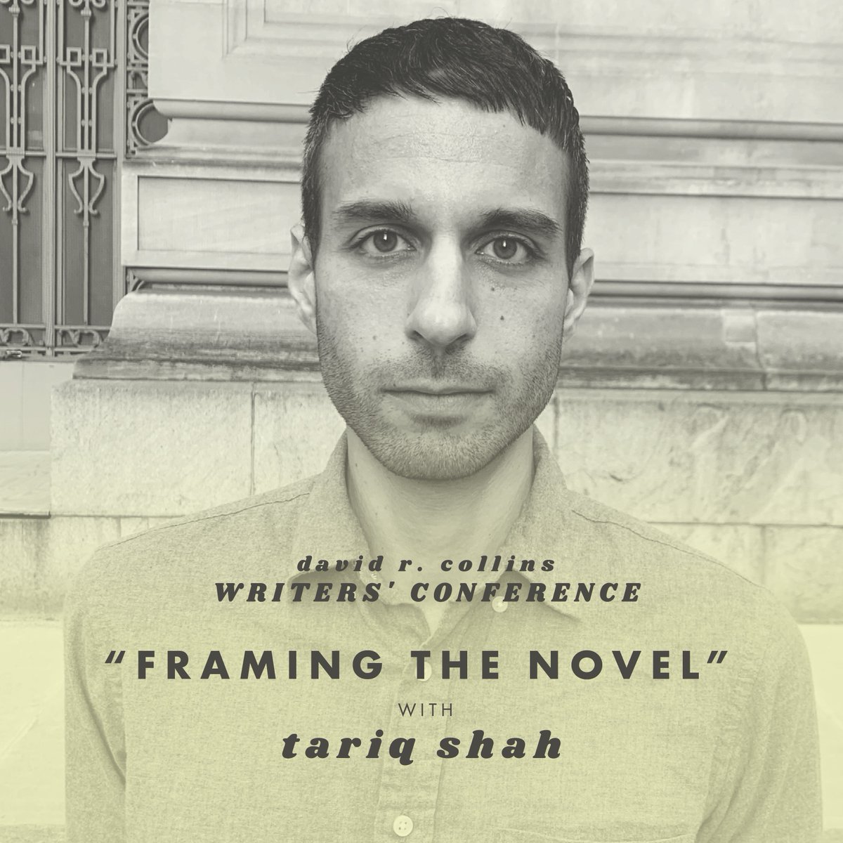 MWC_QC's tweet photo. Our third faculty member offering #MSSCritiques is @tariqshwa, author of the genre &amp; heart-bending #novel #WhiteoutConditions. #TariqShah is a #poet, #CreativeWriting instructor, and all-around talent.

#mwc #mwcqc #collinswritersconference #writingconference #writingclass https://t.co/UCQIDNnCvZ