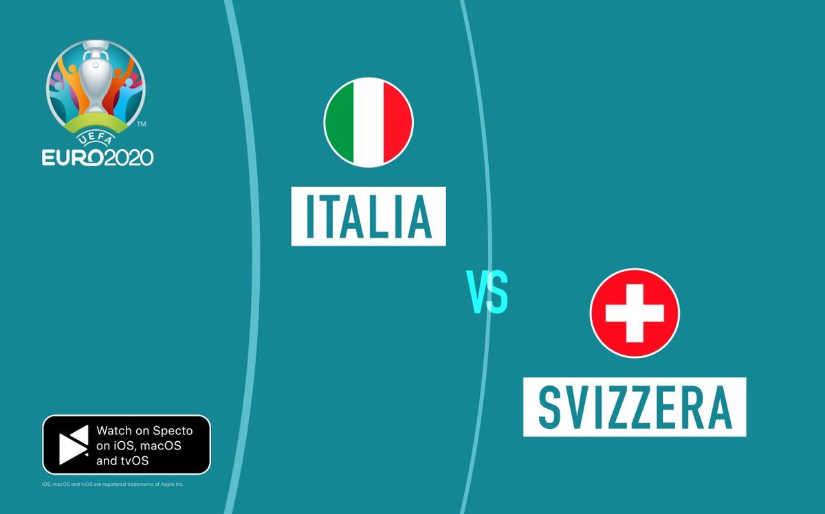 SpectoHelp's tweet image. Non perderti la partita Italia - Svizzera agli Europei 2020. Guardala dovunque ti trovi con Specto!

#EURO2020 #ItaliaSvizzera