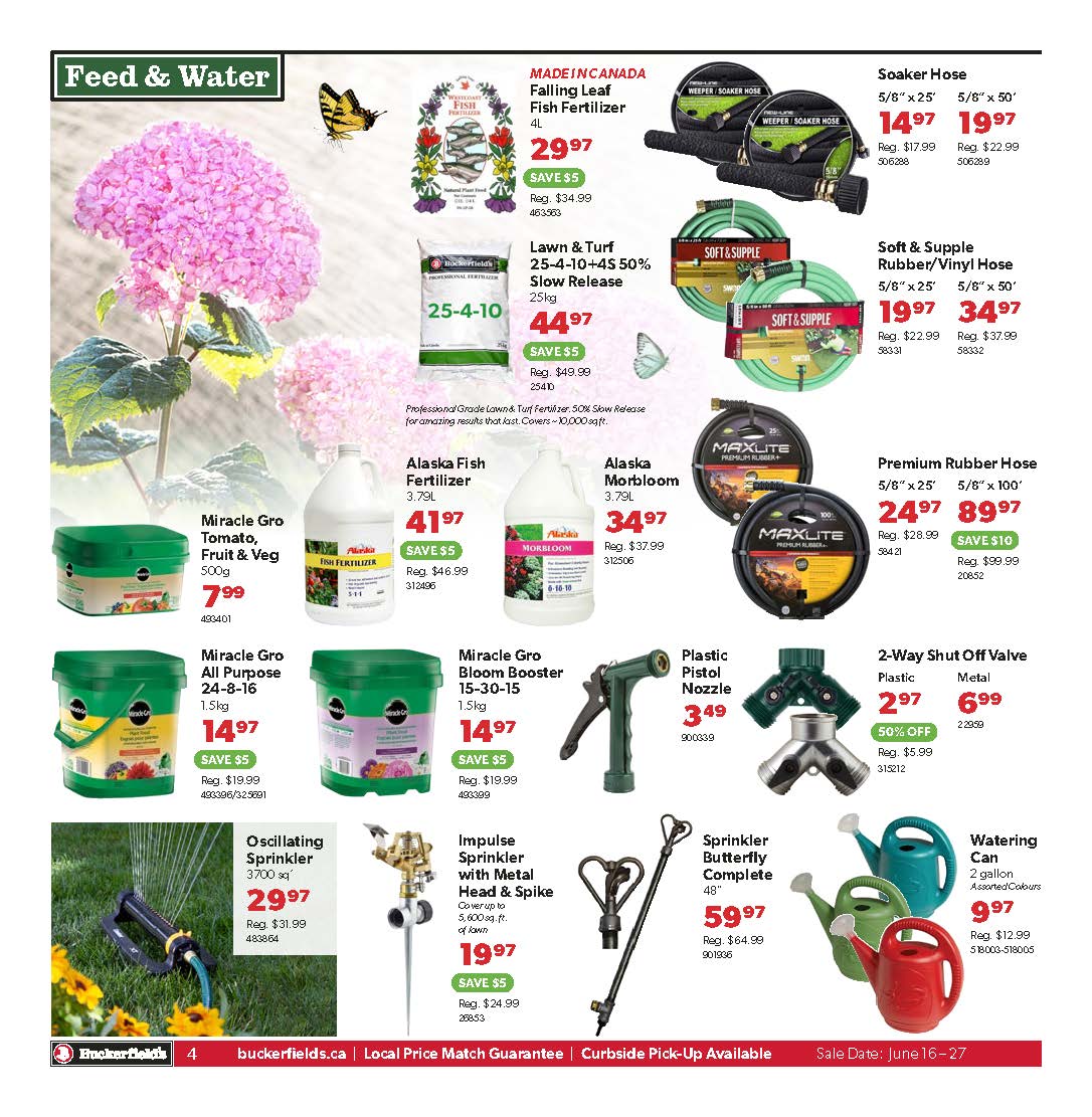 Our flyer starts today  #buckerfields #ShopLocal