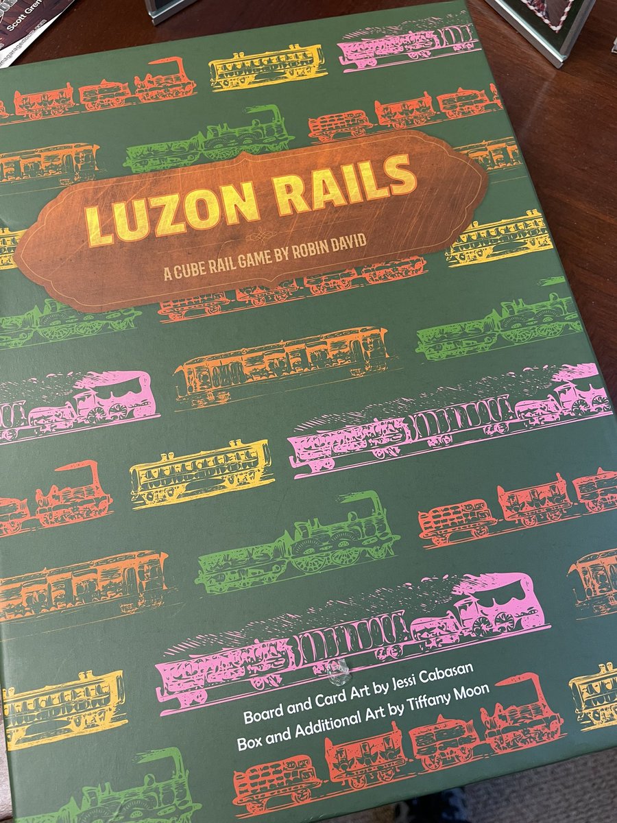 BoardGameGumbo's tweet photo. Wha wha wha wha some #MailDays are better than others!! Can’t wait to play this again @AndrewBucholtz @robinwriting #LuzonRails #CubeRails https://t.co/pbVKHREUpy