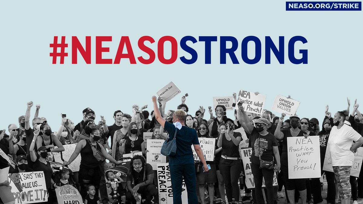 anniero2727's tweet photo. If the nation's largest union won't protect union values, who will?

Every day we fight for educators to have respect in the workplace. Now, we're asking our leaders for the same: https://t.co/nWhyoE80cS #NEASOStrong https://t.co/zwMGGnhxij