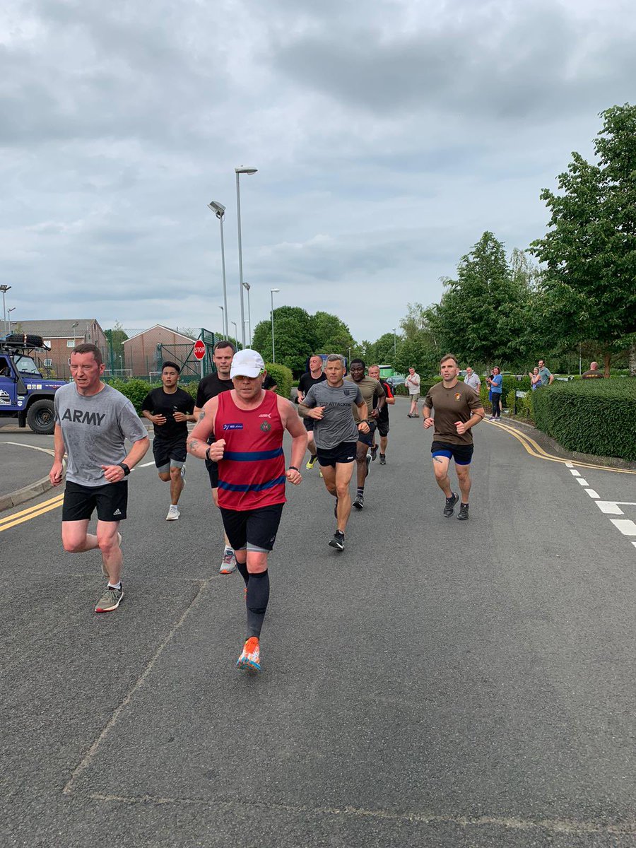 26EngineerRegt's tweet photo. An absolutely Herculean effort and amazing achievement from our very own @JohnJ_Buckley who today completed a 100km run in a day for @viacharity. Well done QM - truly inspirational. @25CSEngrGp @Proud_Sappers https://t.co/9Bx0RZ7MjG