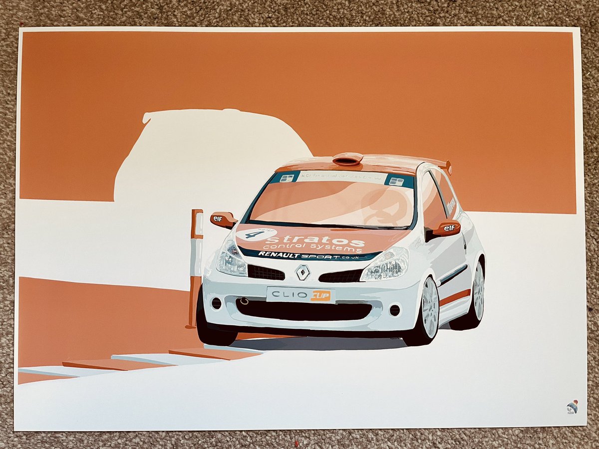 illustratormake's tweet photo. Good evening #HandmadeHour
Had the pleasure of completing this commission today and delivering it too…
Loved drawing some motorsport…
#automotiveArt #renaultcliocup #motorsport #benwinrow #Procreate https://t.co/GeJC7UU7IC
