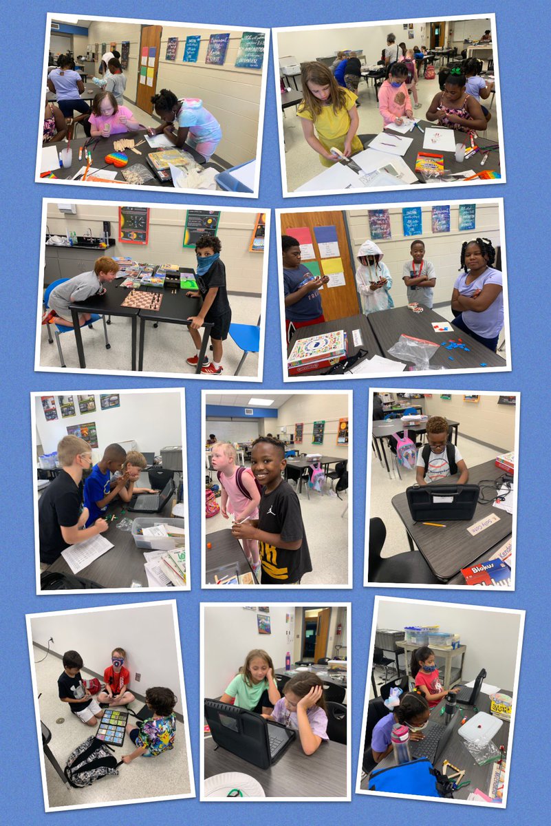 STEM learning and team building afternoon activities! <a href="/TCSBoardofEd/">T🍏S Board of Ed</a> Summer Learning is AMAZING!!!! The students are so creative!