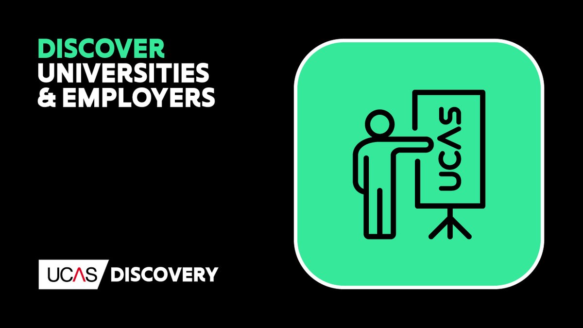 ucas_online's tweet photo. Have you heard? 

UCAS/Discovery week starts 22 June. Book your place now to explore and meet 100+ unis and employers, take part in live students Q&amp;As, and experience what it’s really like with virtual tours, taster sessions, and more. https://t.co/8ZgVzXyvy1 https://t.co/IsF0VccoUD